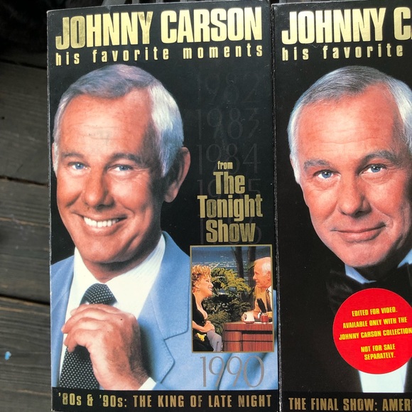 The Johnny Carson Collection The Late Night Show 4 VHS Complete Box Set - Picture 5 of 8